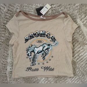 Grayson Threads women’s Ford Bronco crop tee size XL NWT